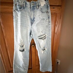 Aeropostale Light Blue High Rise Women Jeans